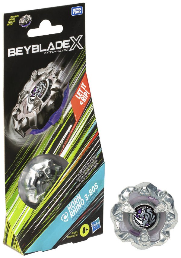 BEYBLADE X BOOSTER SINGLE TOP - HORN RHINO 3-80S Hot on Sale