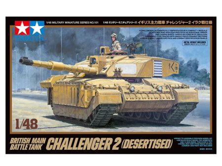 TAMIYA 1 48 BRITISH MAIN BATTLE TANK CHALLENGER 2 DESERTISED For Discount