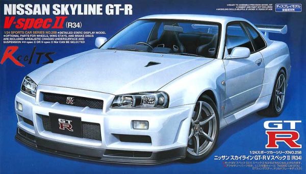 TAMIYA 1 24 NISSAN SKYLINE GT-R (R34) V SPEC II Online Hot Sale