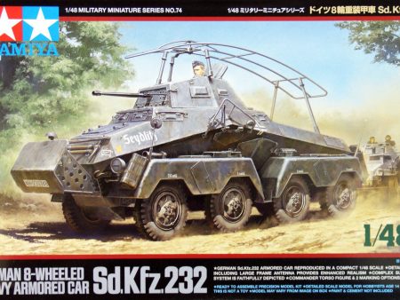 TAMIYA 1 48 GERMAN 8-WHEELED HEAVY ARMOURED CAR SD.KFZ.232 For Discount