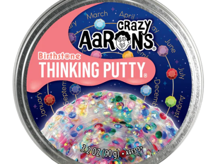 CRAZY AARON S THINKING PUTTY BIRTHSTONE  TRENDSETTERS Cheap