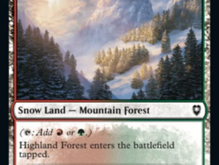 Highland Forest [Commander Legends: Battle for Baldur s Gate] Sale