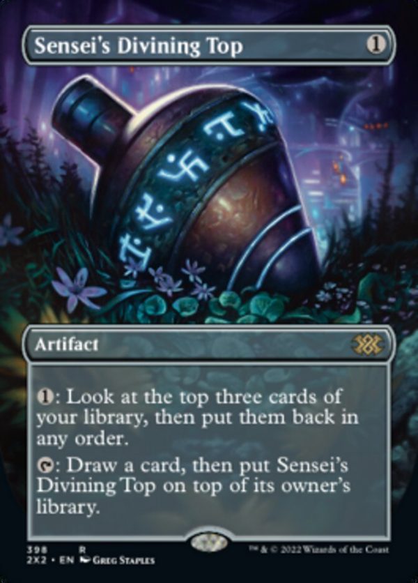 Sensei s Divining Top (Borderless Alternate Art) [Double Masters 2022] Supply